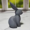 Modern Elegant Bunny Sculpture - Right