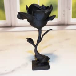Modern Rose Sculpture - Back