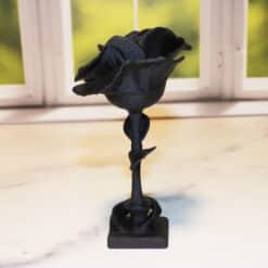 Modern Rose Sculpture - Left