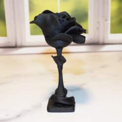 Modern Rose Sculpture - Right