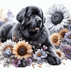 Newfoundland in Flowers 20oz Tumbler - Render