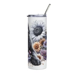 Newfoundland in Flowers 20oz Tumbler - Right