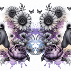 Pug in Flowers 15oz Mug - Render