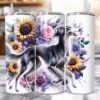Saluki in Flowers 20oz Tumbler - Lifestyle