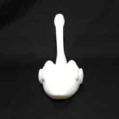 Serene Swan Sculpture - Back