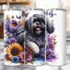 Shih Tzu in Flowers 20oz Tumbler - Lifestyle