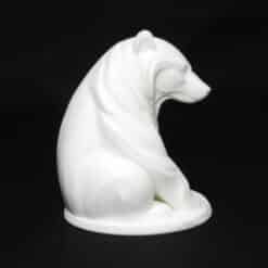 Stylized Geometric Bear Sculpture - Right