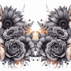 Toy Fox Terrier in Flowers 15oz Mug - Render