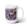Vizsla in Flowers 15oz Mug - Right