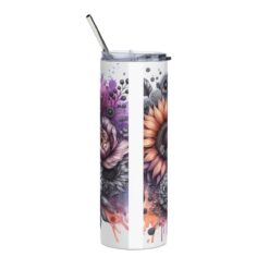 Vizsla in Flowers 20oz Tumbler - Back