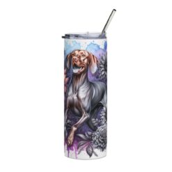 Vizsla in Flowers 20oz Tumbler - Front