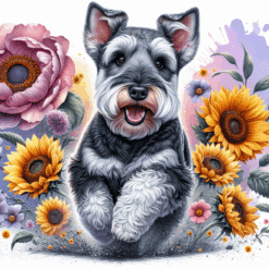 Welsh Terrier in Flowers 20oz Tumbler - Render