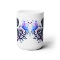 Boxer in Flowers 15oz Mug - Front