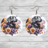 Chesapeake Bay Retriever in Flowers Round Earrings - Lifestyle