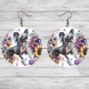 Chinese Crested in Flowers Round Earrings - Lifestyle