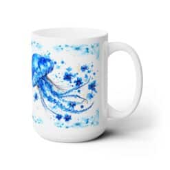 Jellyfish Blue Floral 15oz Mug - Main