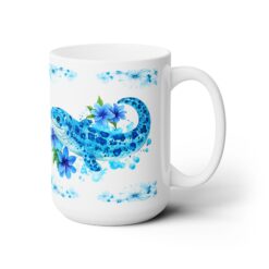 Moray Eel Blue Floral 15oz Mug - Main