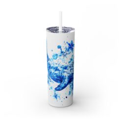 Seal Blue Floral 20oz Tumbler - Front