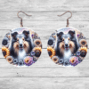 Shetland Sheepdog in Flowers Round Earrings - Lifestyle