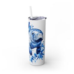 Manatee Blue Floral 20oz Tumbler - Right