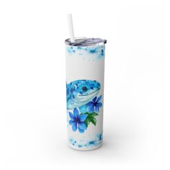 Moray Eel Blue Floral 20oz Tumbler - Right