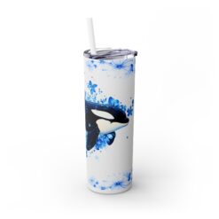 Orca Blue Floral 20oz Tumbler - Right