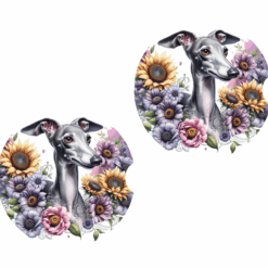 Irish Setter in Flowers Ceramic Car Coaster Set (Copy)