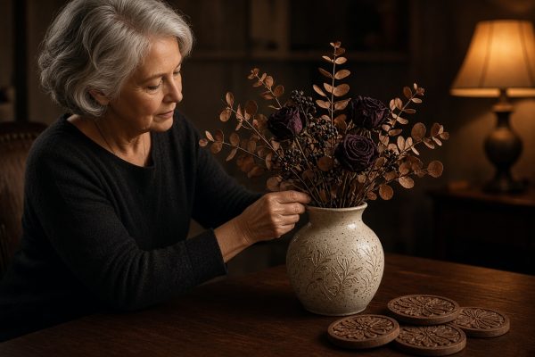 dark botanical decor