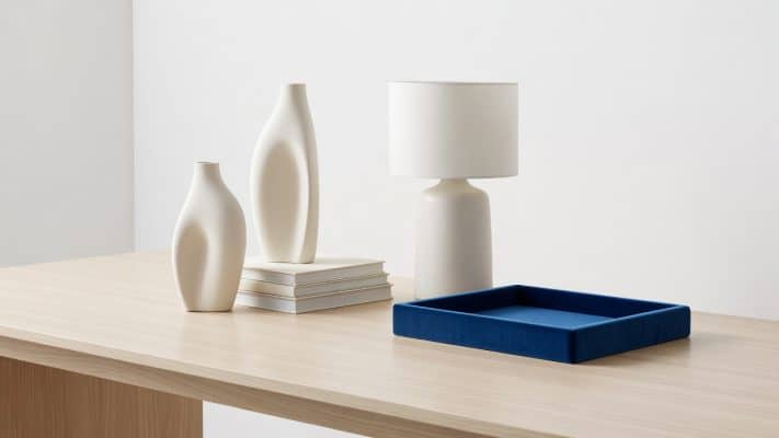 maximalist desk decor