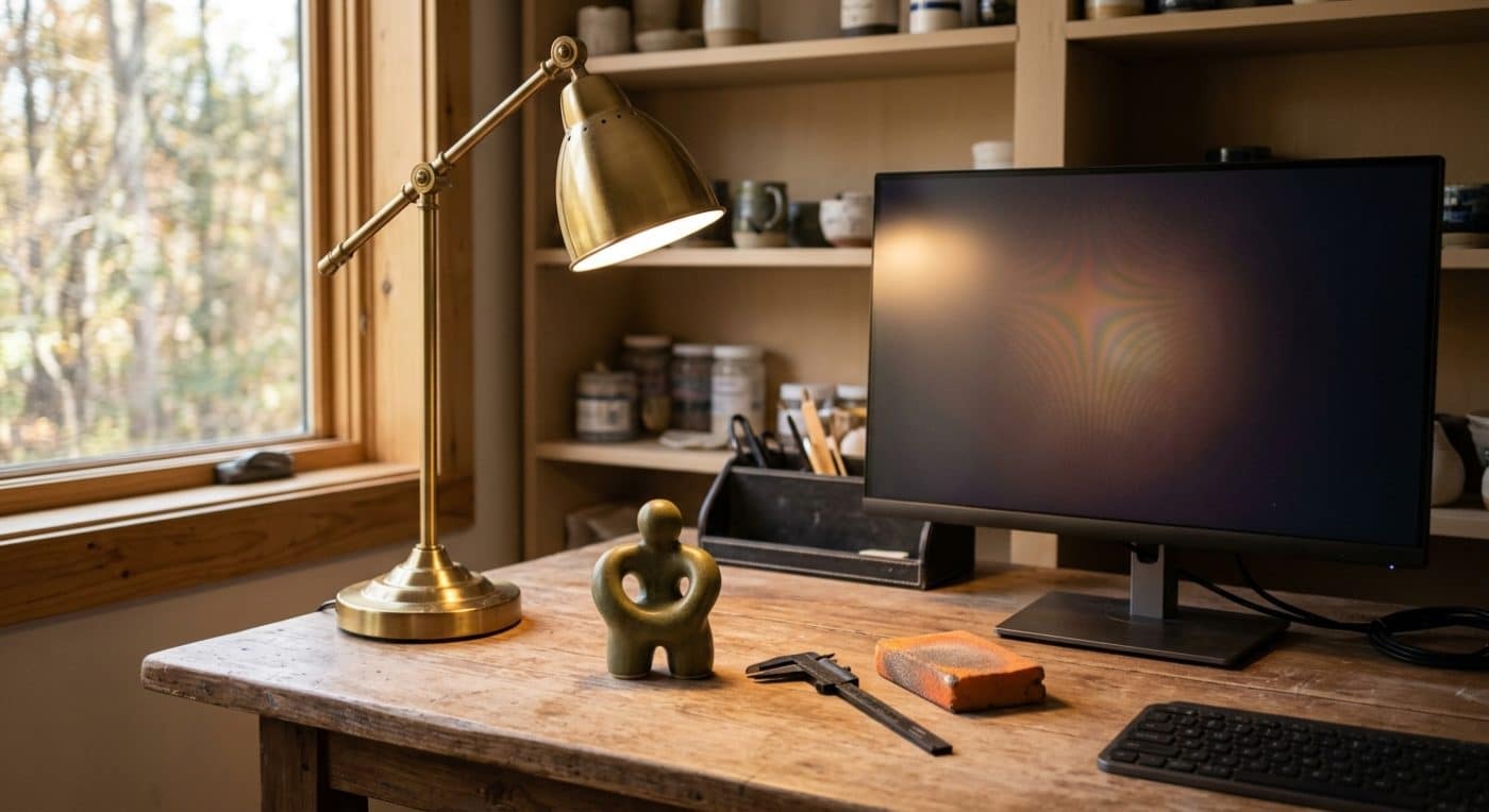 small sculpture placement