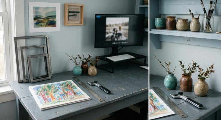 framing kids art