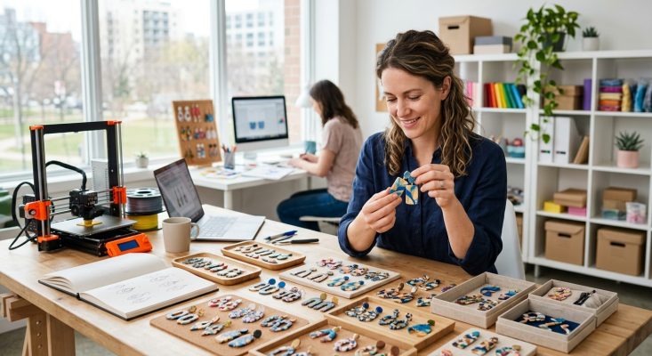 3d printed earrings